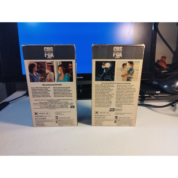 CBS Fox Video: 8 Million Ways To Die & Black Widow on VHS - Picture 2 of 6